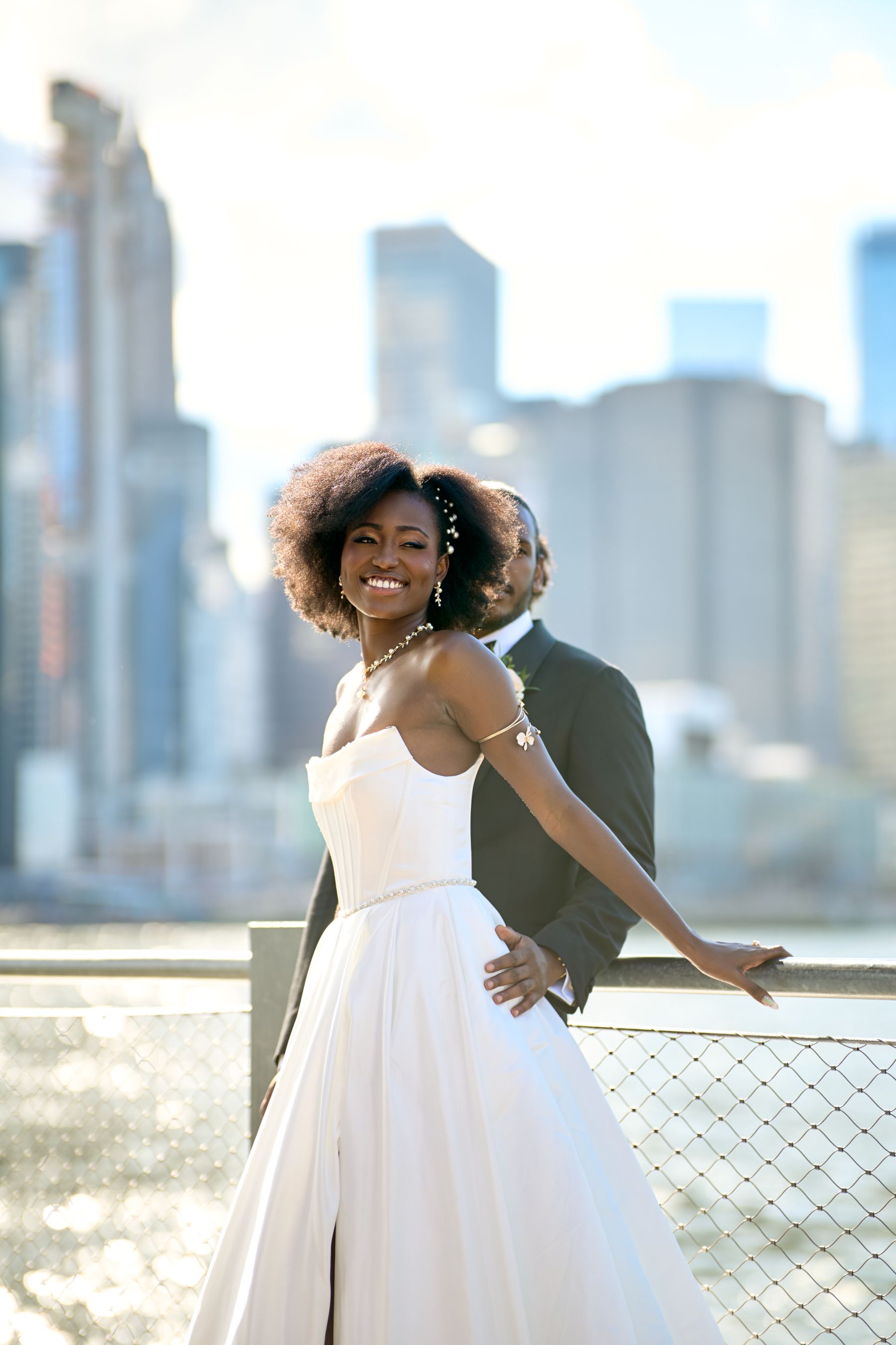 A Haitian Garden Party in Brooklyn: Laetitia &amp; Yves-Marie’s Wedding at Hamilton Loft photo