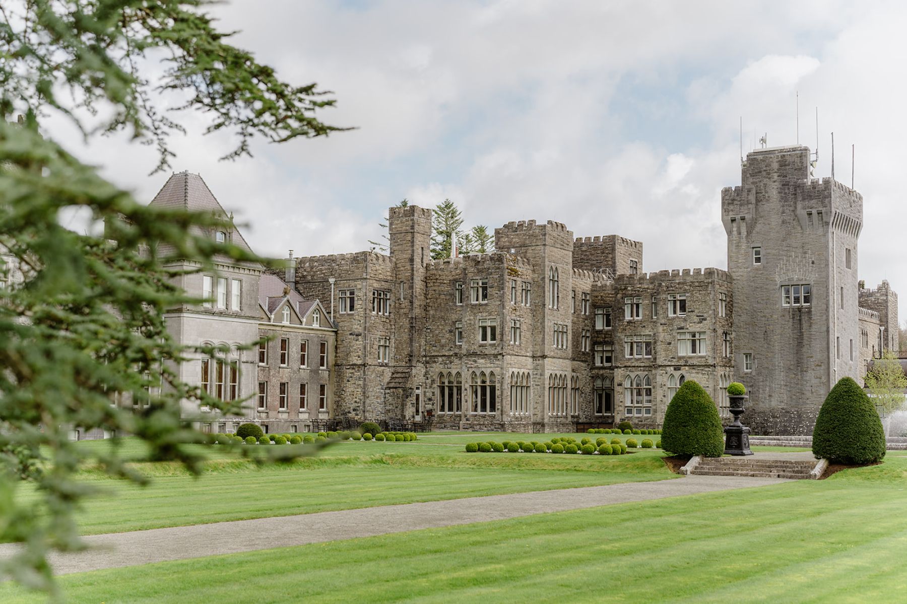 She Noticed His Smile From Across the Street: Molly &amp; Garrett's Wedding at Ashford Castle photo