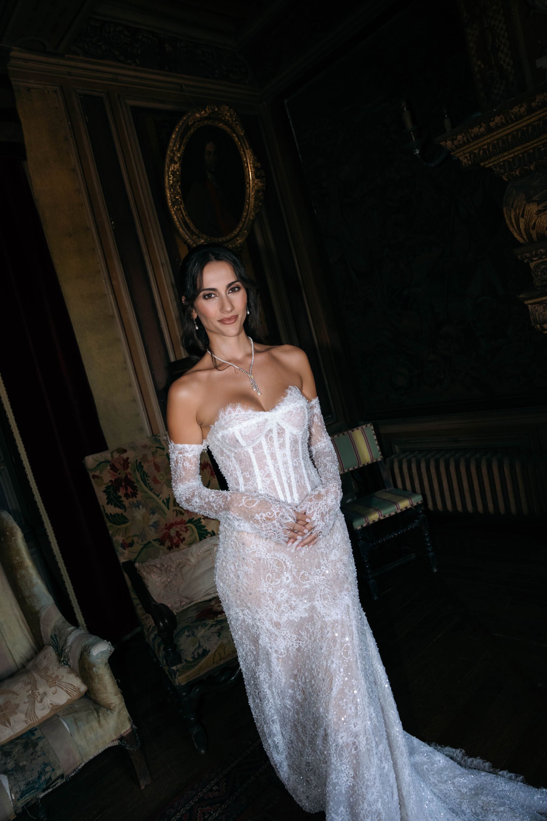 35 Countries, Four Cats and One Medieval Château: Şeyma &amp; Valérian's Wedding at Château du Rocher Portail photo