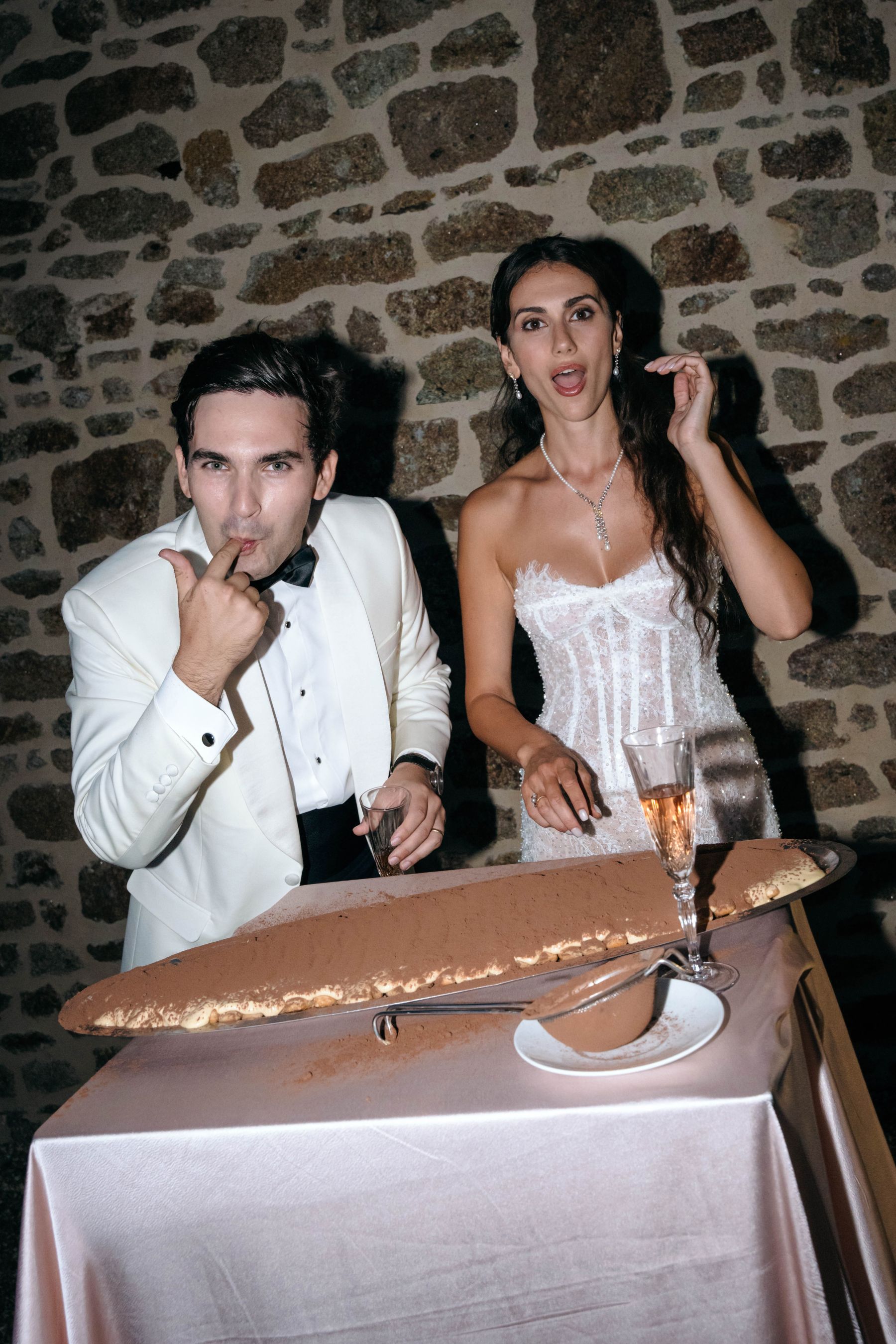 35 Countries, Four Cats and One Medieval Château: Şeyma &amp; Valérian's Wedding at Château du Rocher Portail photo