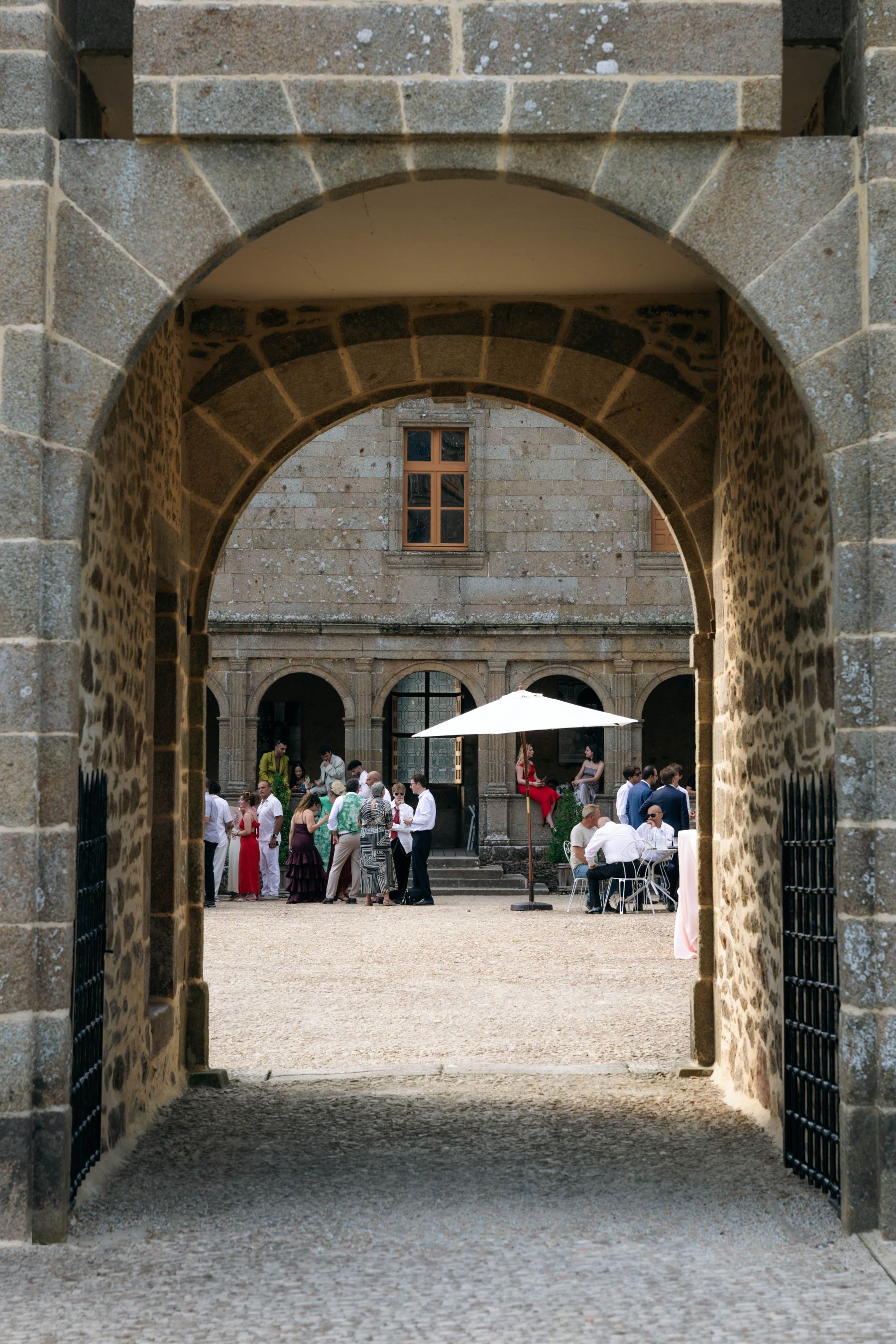 35 Countries, Four Cats and One Medieval Château: Şeyma &amp; Valérian's Wedding at Château du Rocher Portail photo
