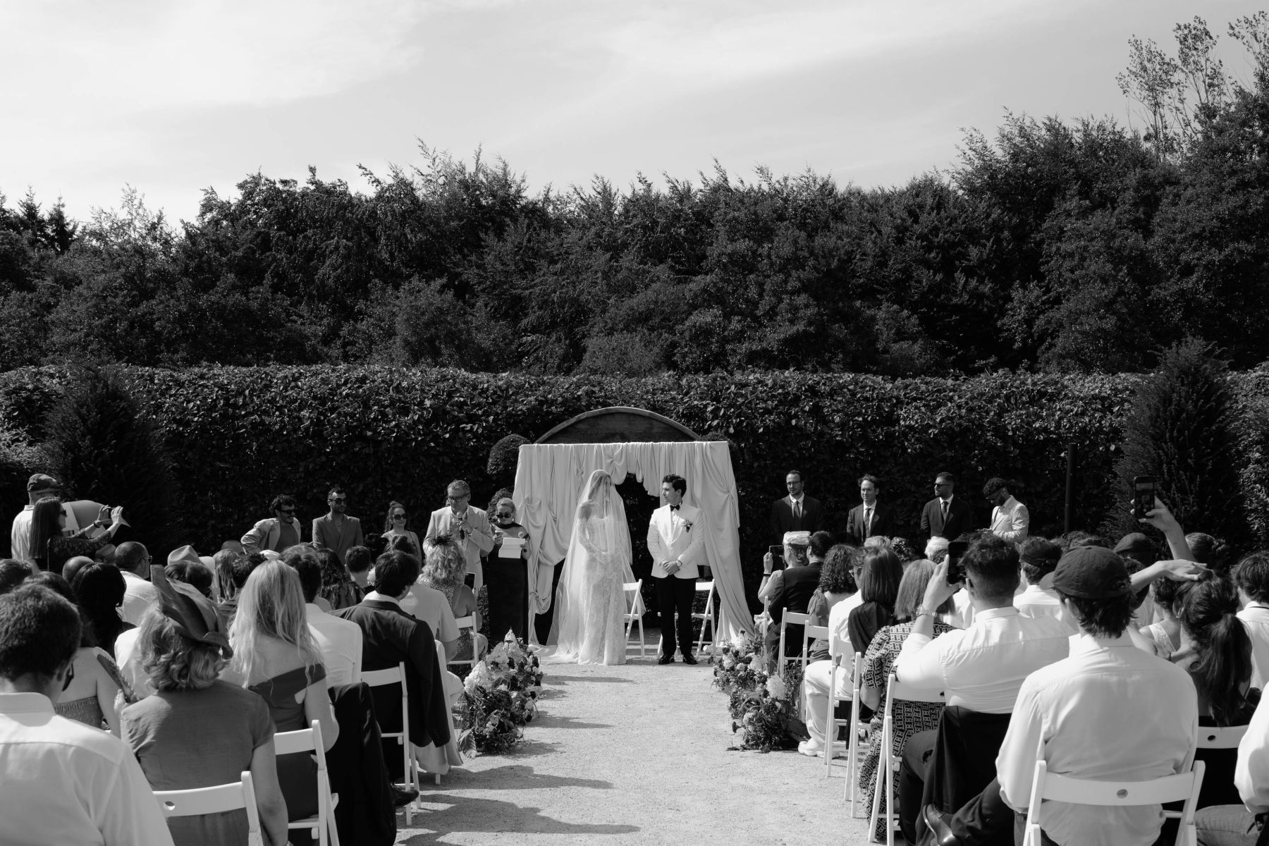 35 Countries, Four Cats and One Medieval Château: Şeyma &amp; Valérian's Wedding at Château du Rocher Portail photo