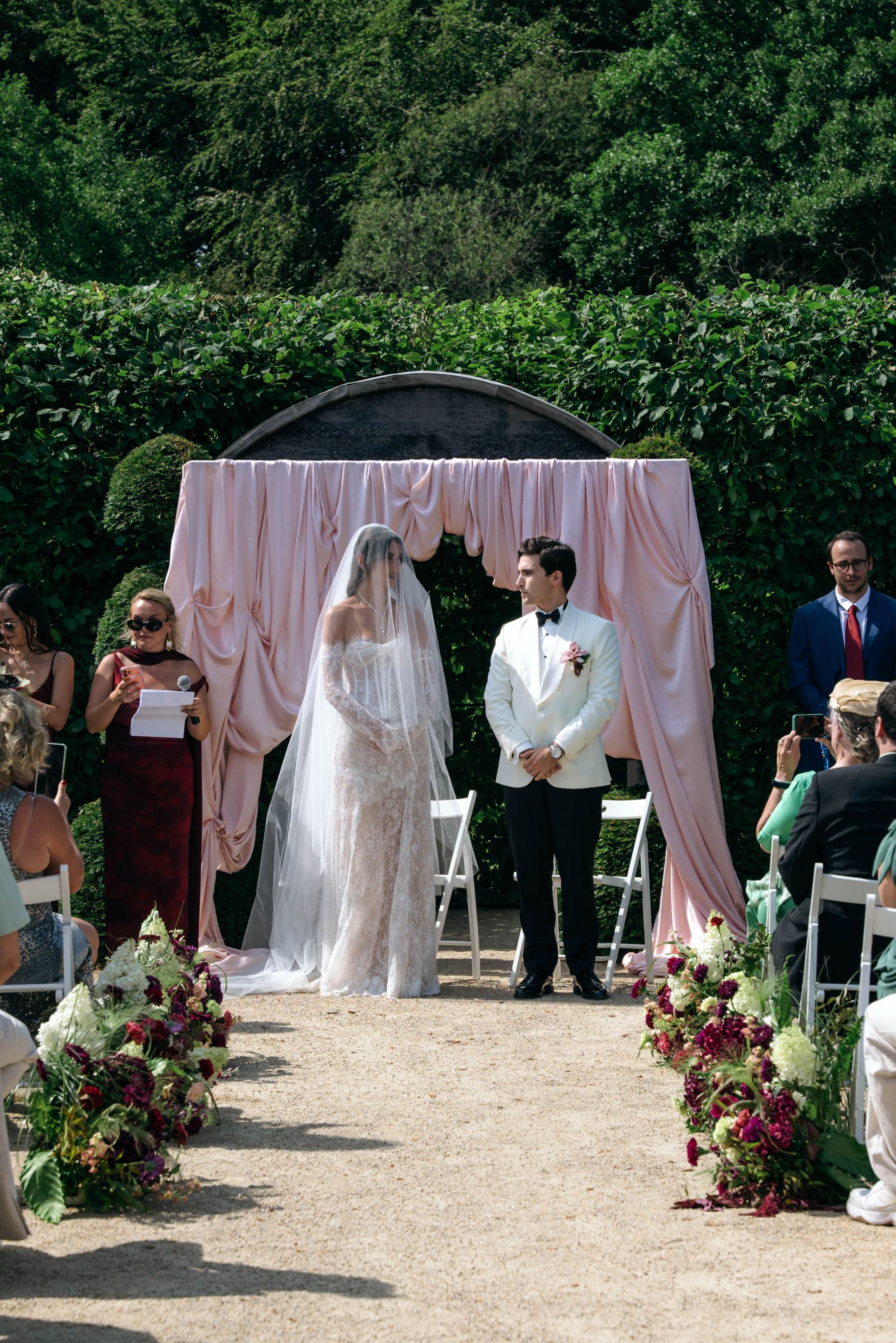 35 Countries, Four Cats and One Medieval Château: Şeyma &amp; Valérian's Wedding at Château du Rocher Portail photo