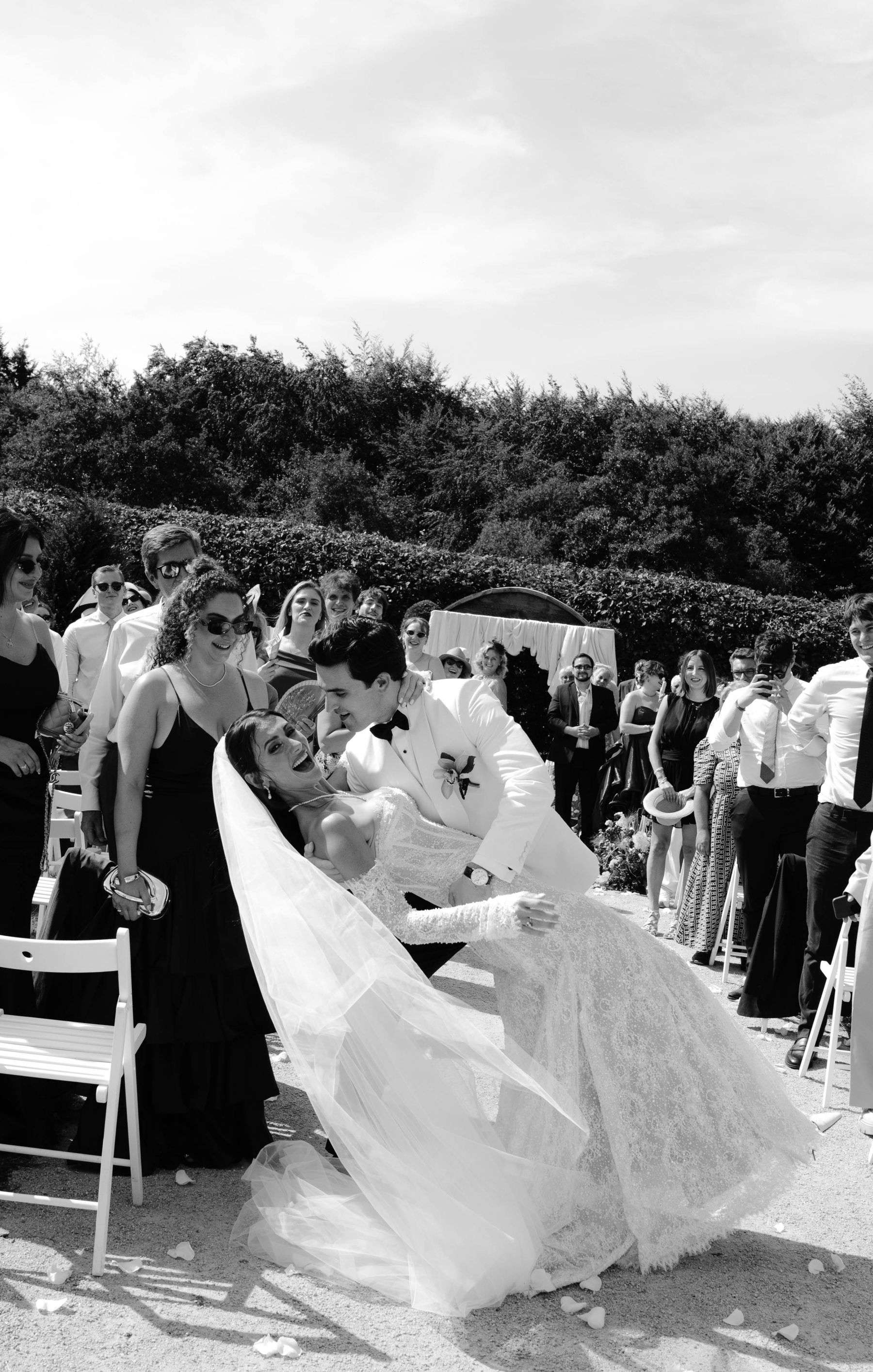 35 Countries, Four Cats and One Medieval Château: Şeyma &amp; Valérian's Wedding at Château du Rocher Portail photo