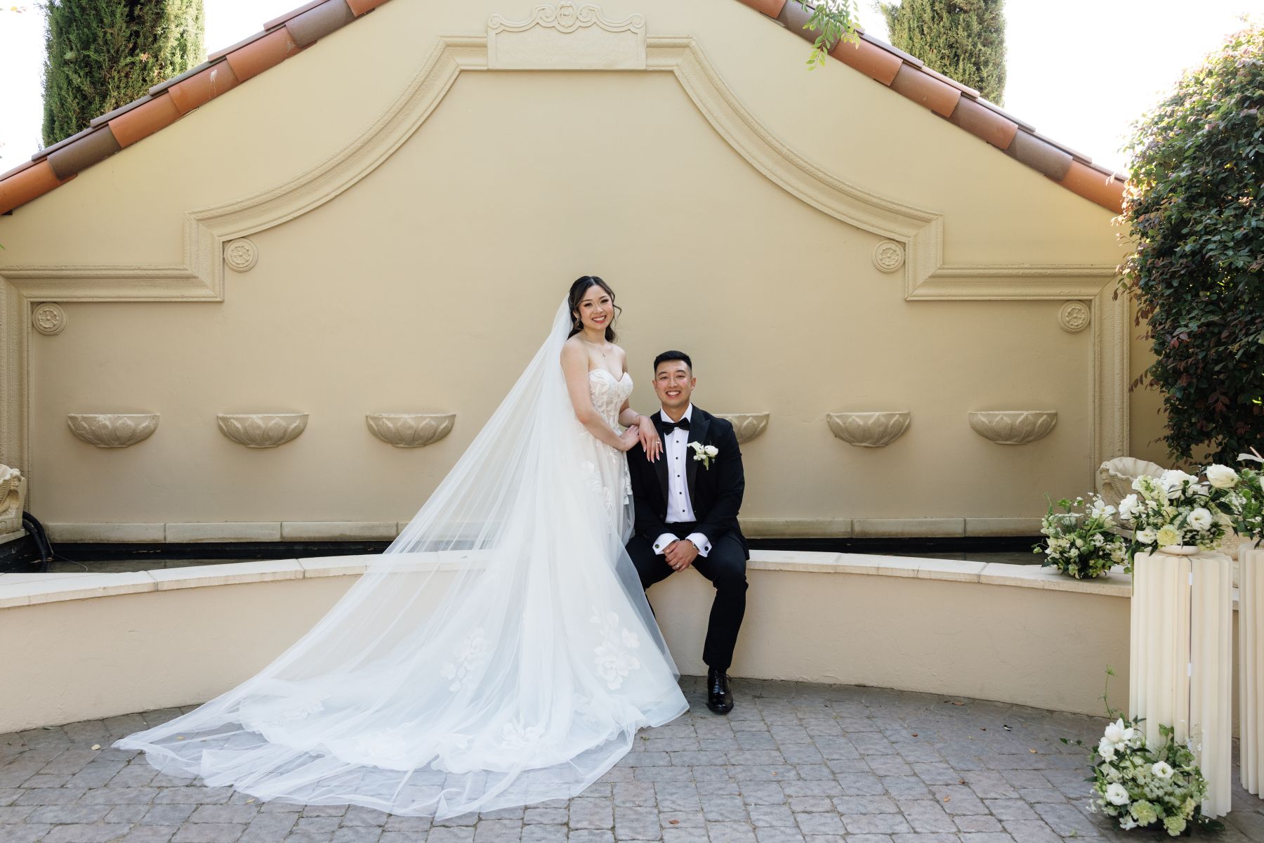 Coffee From Their First Date and Diamonds From Her Mother's Ring: Cindy &amp; Ryan's Wedding at Casa Real photo