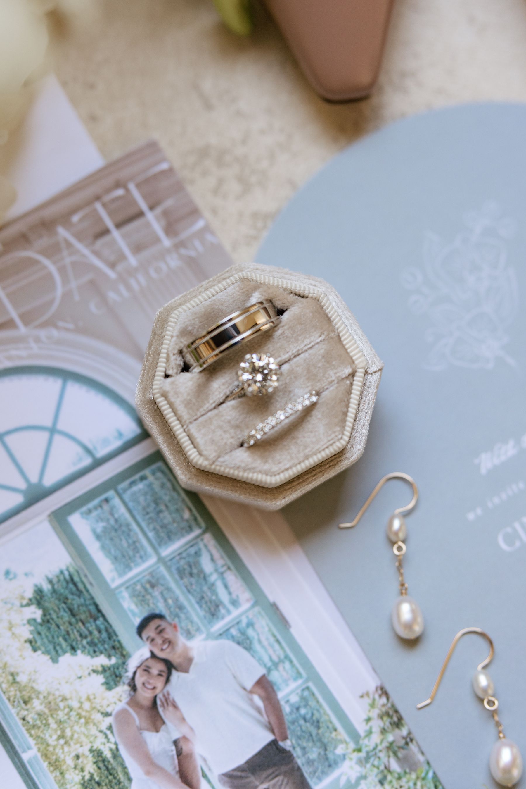 Coffee From Their First Date and Diamonds From Her Mother's Ring: Cindy &amp; Ryan's Wedding at Casa Real photo