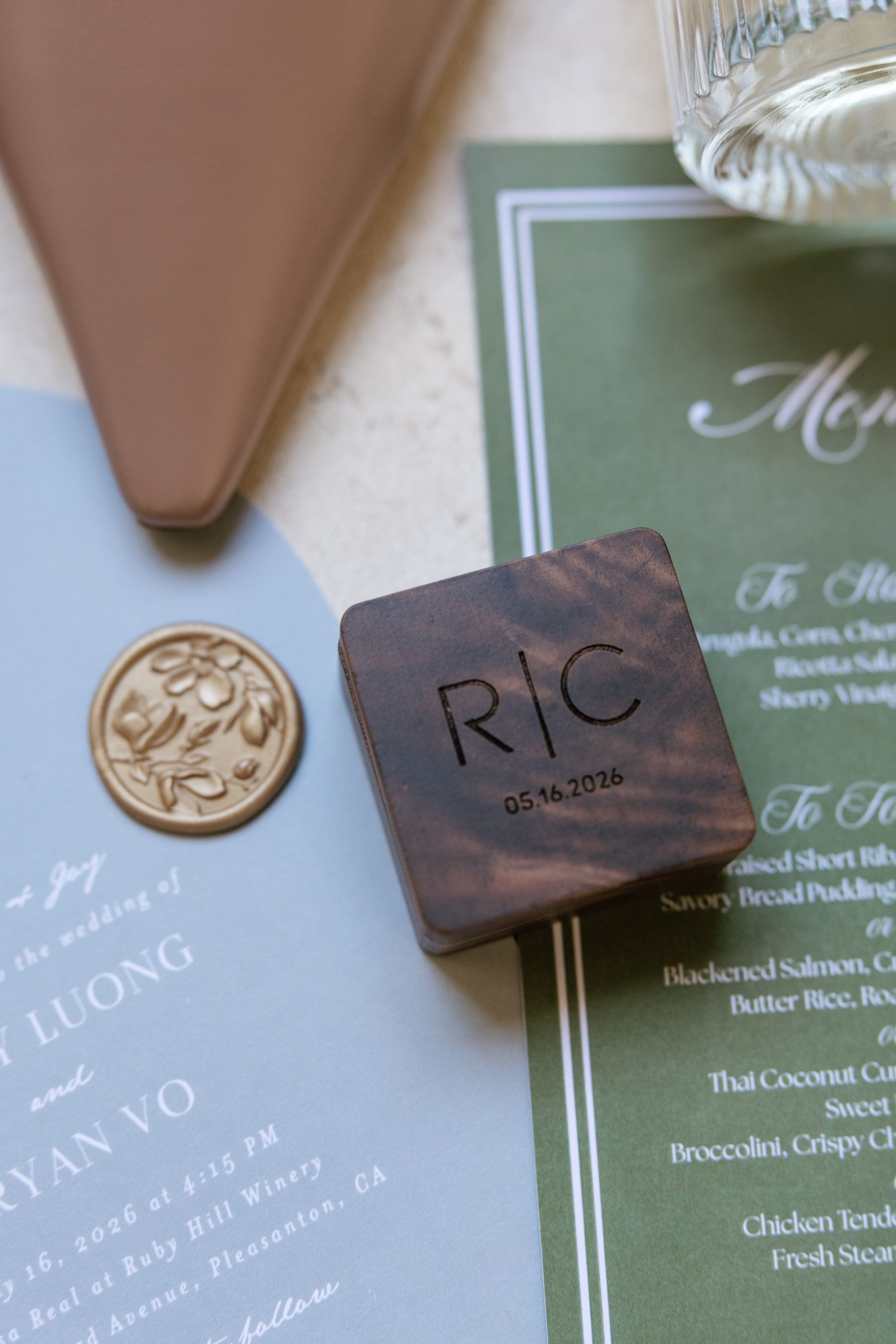 Coffee From Their First Date and Diamonds From Her Mother's Ring: Cindy &amp; Ryan's Wedding at Casa Real photo