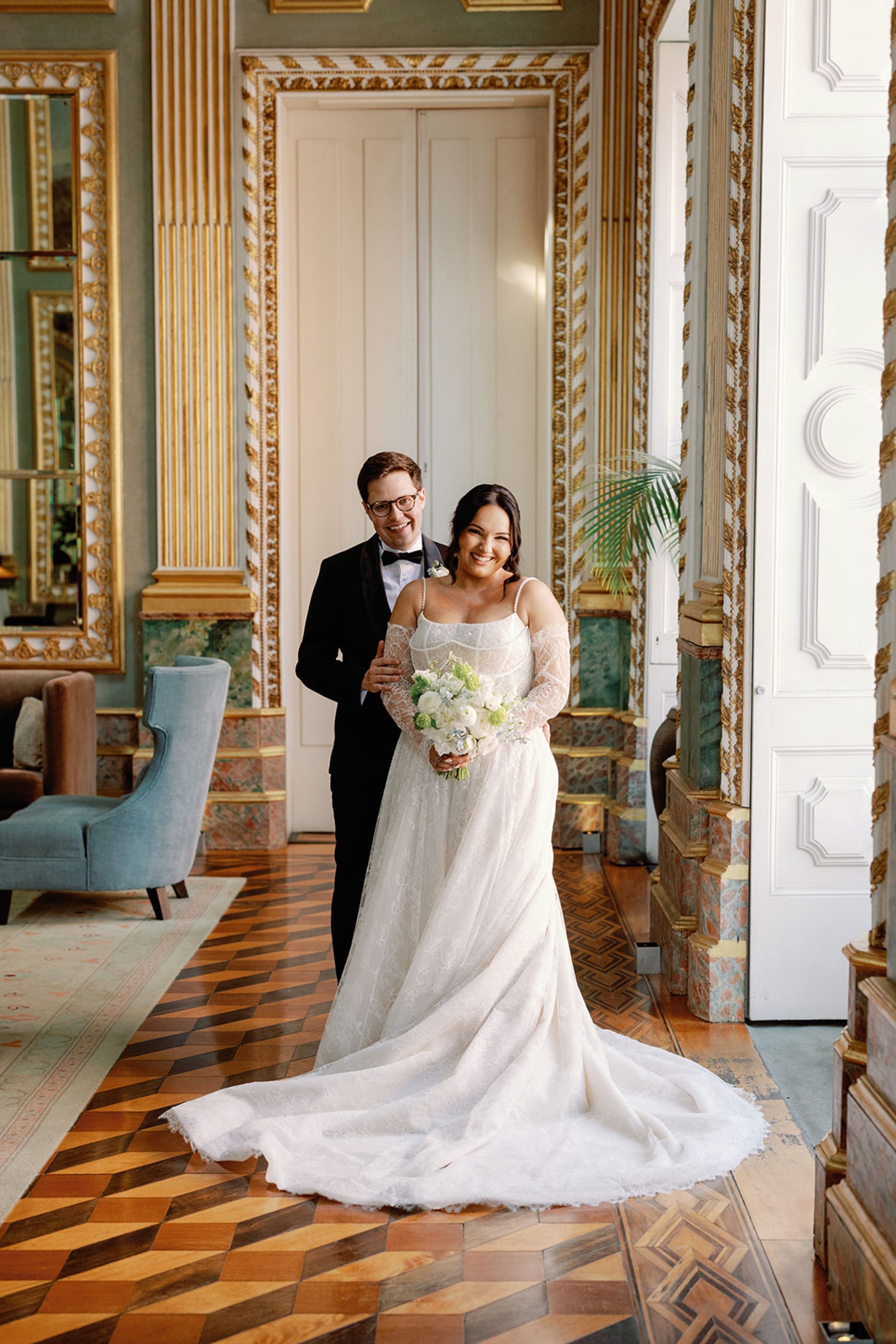 No Cake, All Fireworks: Hannah &amp; James's Wedding at Pestana Palácio do Freixo photo