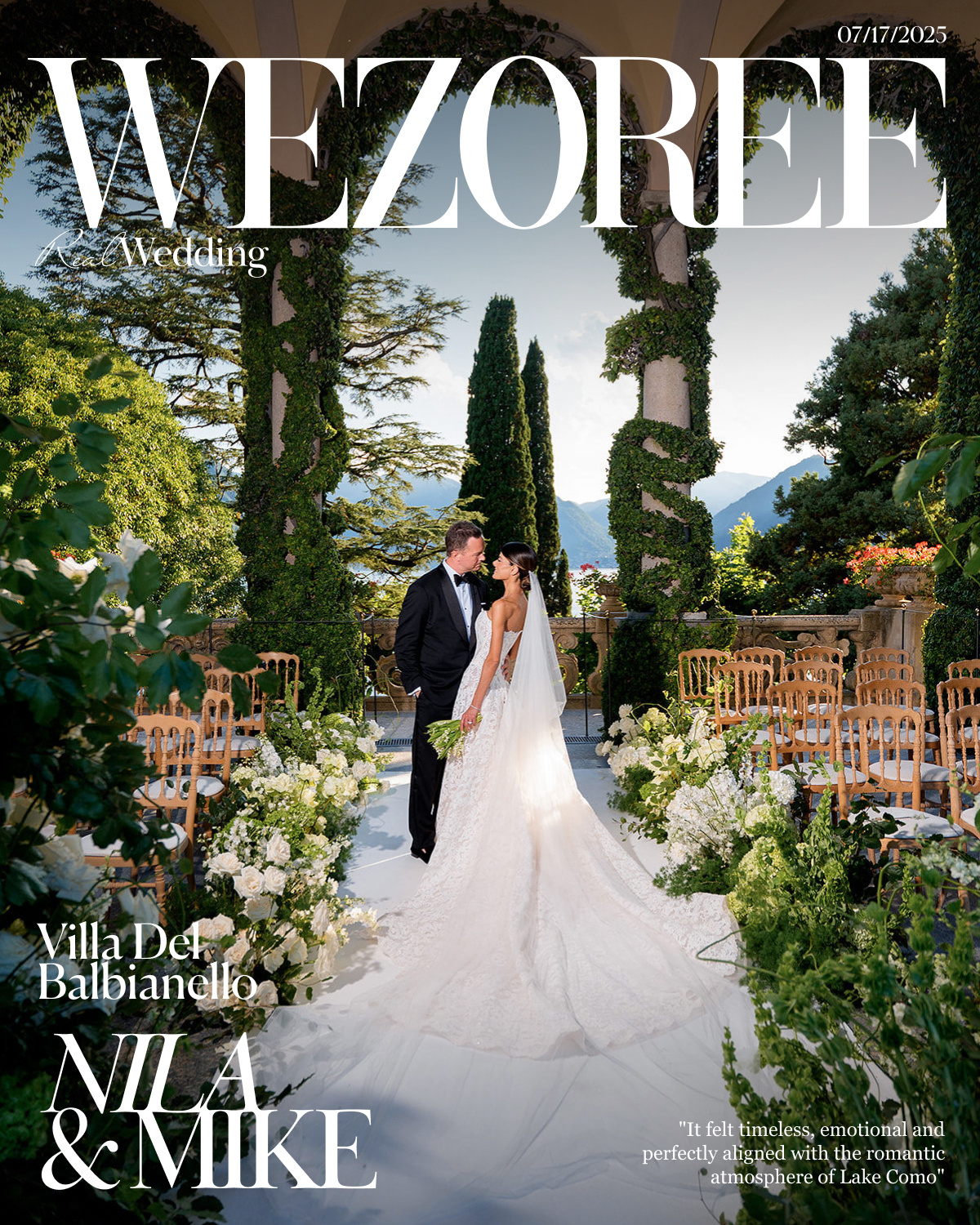 Nila and Mike's Timeless Lake Como Wedding at Villa Del Balbianello photo