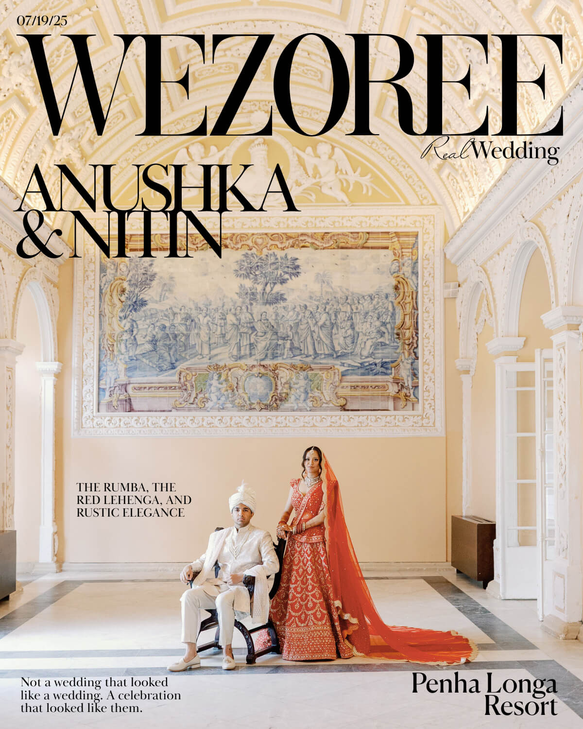 The Rumba, the Red Lehenga, and Rustic Elegance: Anushka & Nitin's Wedding at Penha Longa Resort, Sintra photo