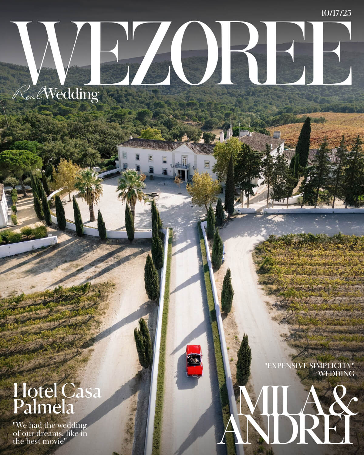 Mila & Andrei's "Expensive Simplicity" Wedding at Hotel Casa Palmela, Portugal photo