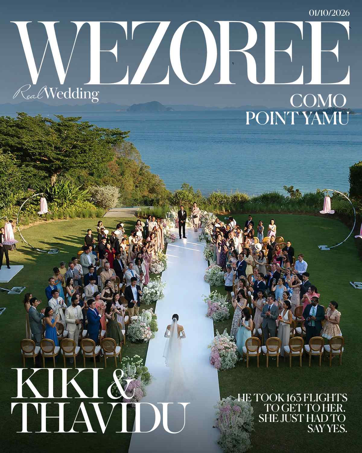 He Took 163 Flights to Get to Her: Kiki & Thavidu's Wedding at COMO Point Yamu, Phuket photo