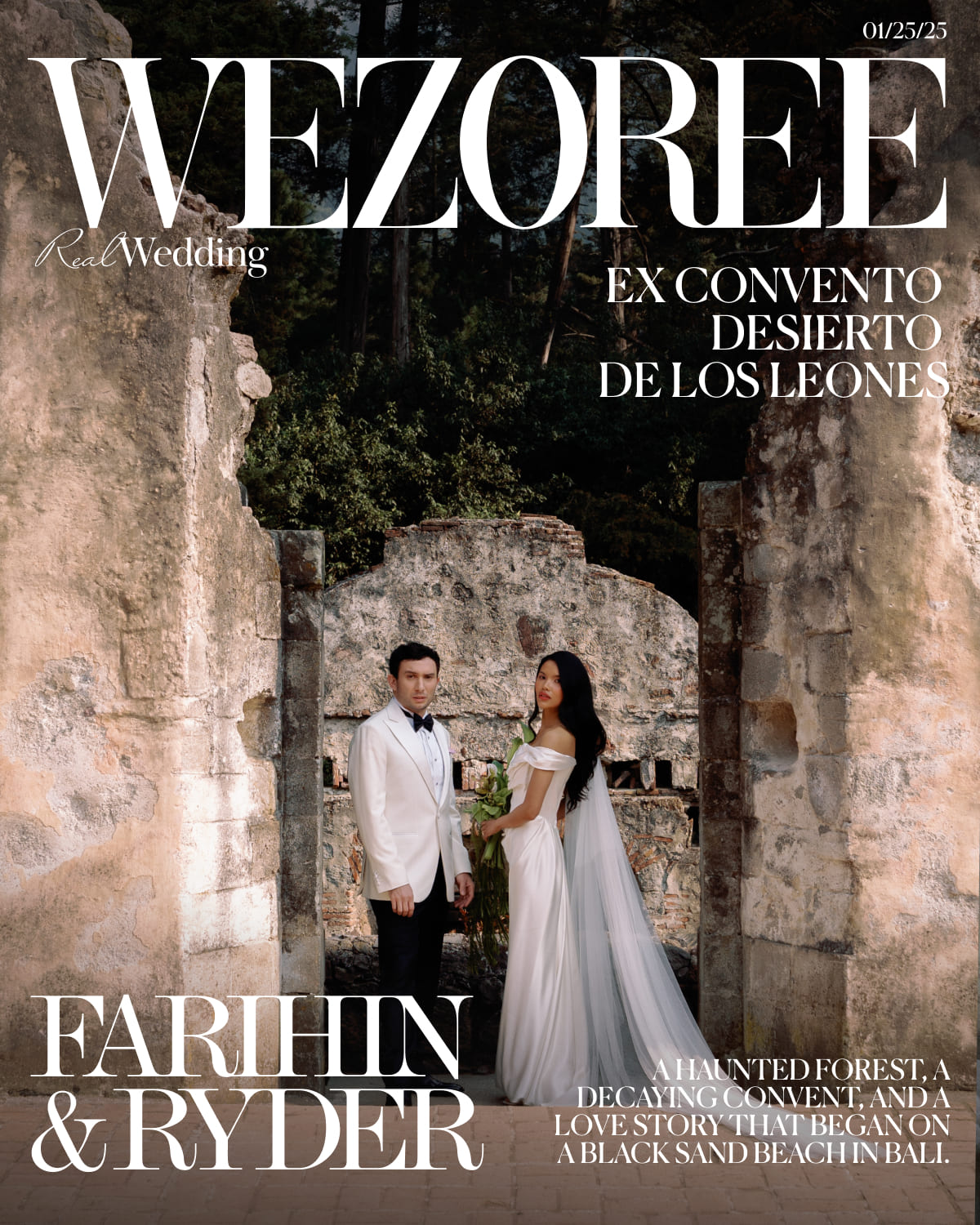 From Bali to a Decaying Mexican Convent: Farihin & Ryder's Wedding at Ex Convento Desierto de los Leones photo