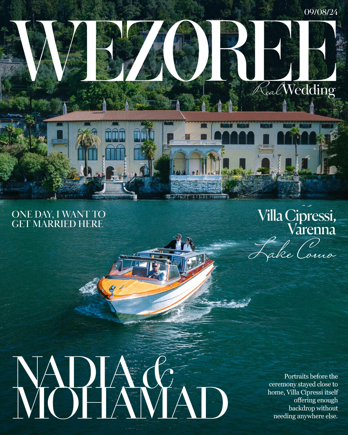 One Day, I Want to Get Married Here: Nadia & Mohamad’s Wedding at Villa Cipressi photo