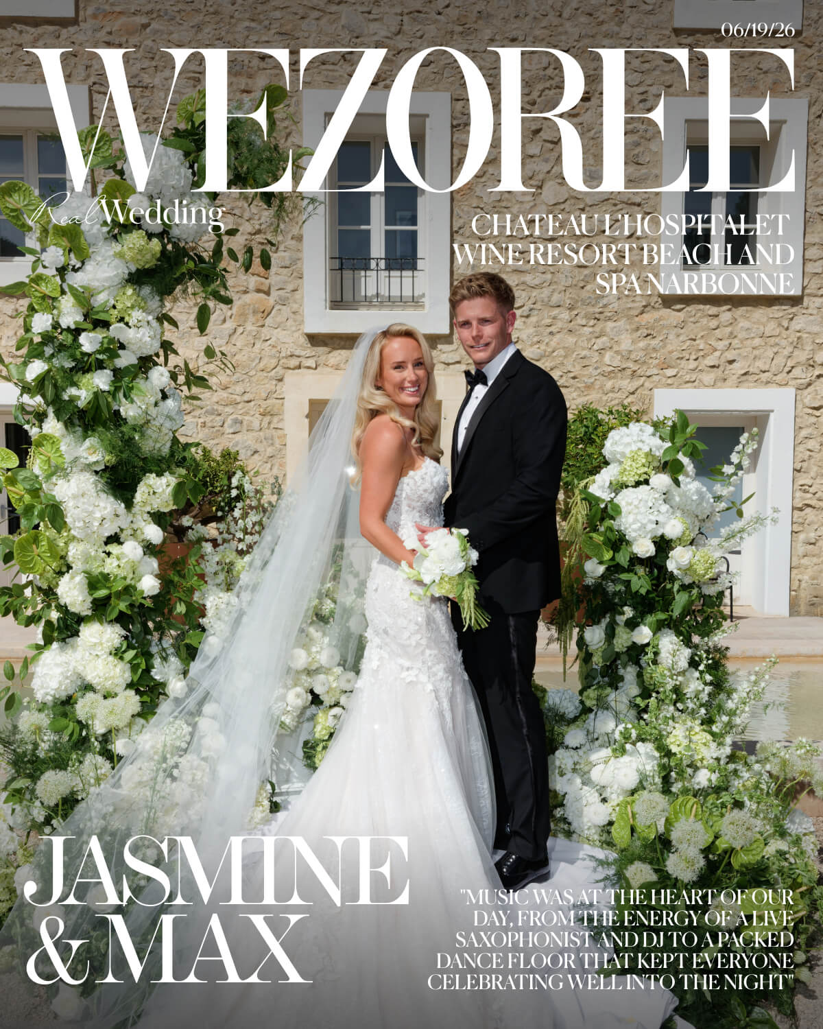 A South of France Weekend to Remember: Jasmine & Max’s Wedding at Château l’Hospitalet photo